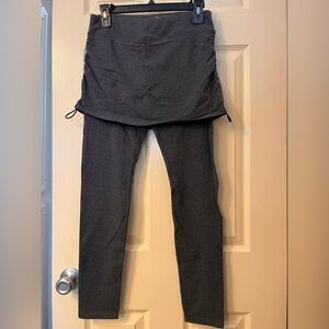 Marc New York Charcoal Skort Leggings